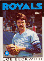 1986 Topps Baseball Cards      562     Joe Beckwith